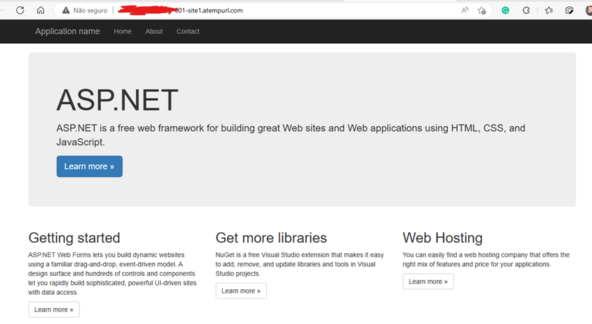 Learn hot to publish your website free for 60 days